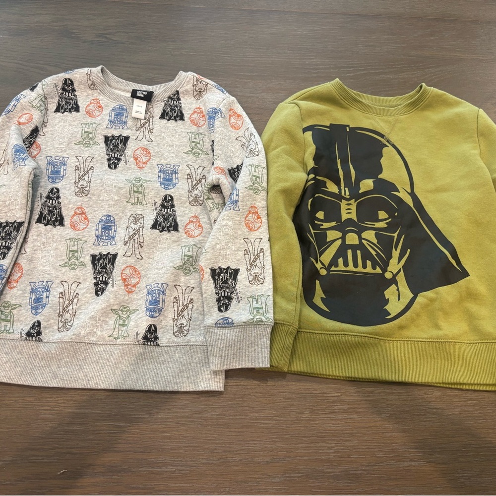 Set of 2 boys Star Wars Sweatshirts